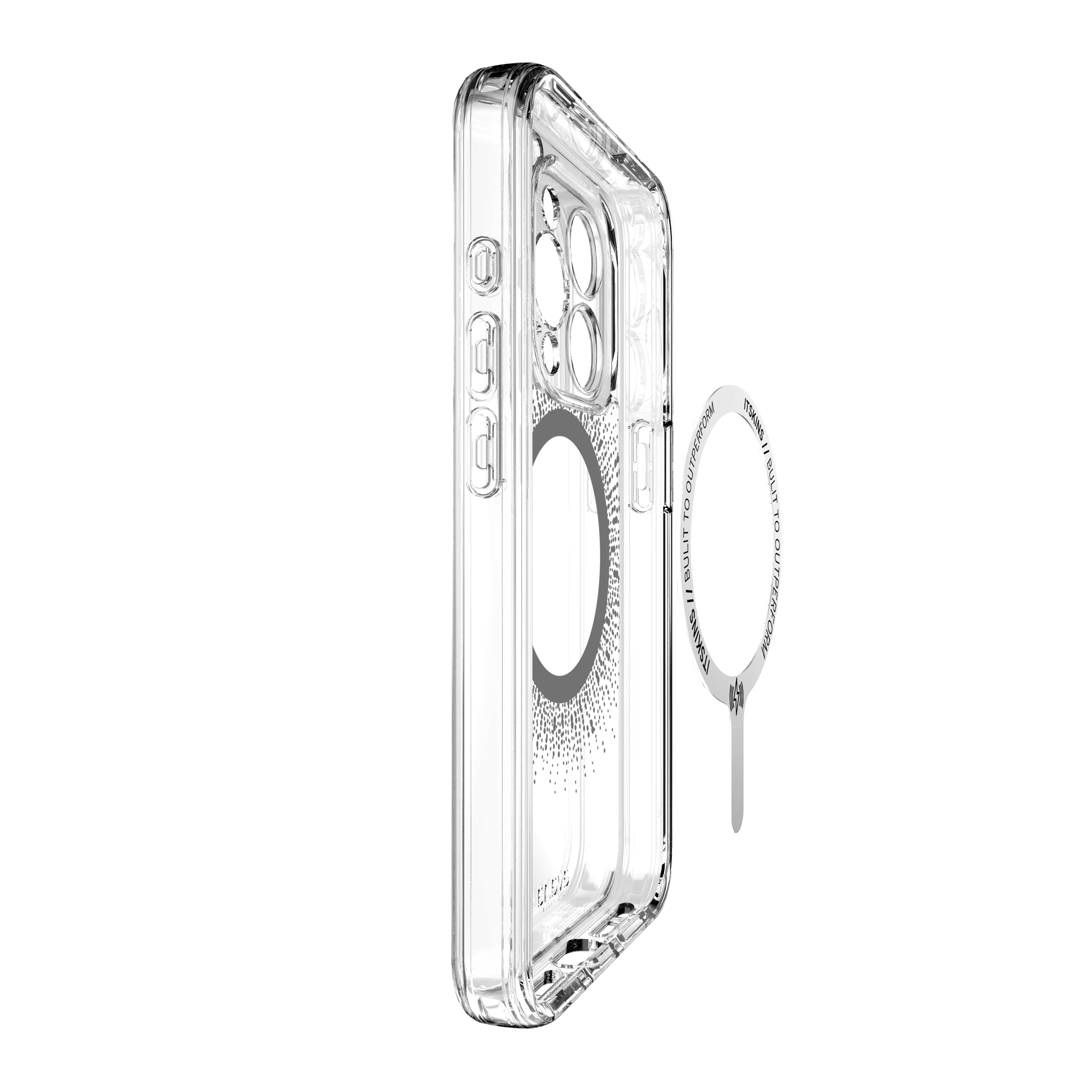 Itskins Avana Aura iPhone 15 Pro Max Magsafe Case - Aura Black - Tashqila Itskins Avana Aura iPhone 15 Pro Max Magsafe Case - Aura Black - Tashqila